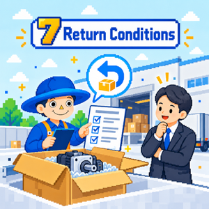 Return condition review for sourced FA parts